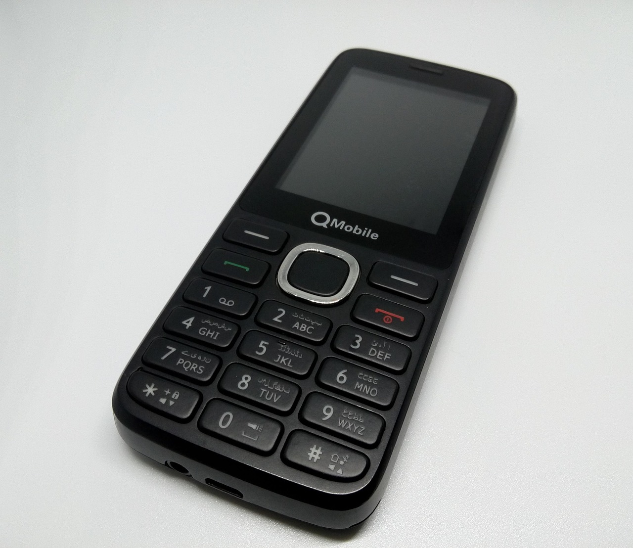 A basic feature phone keypad